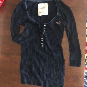 Hollister medium size blue sweater